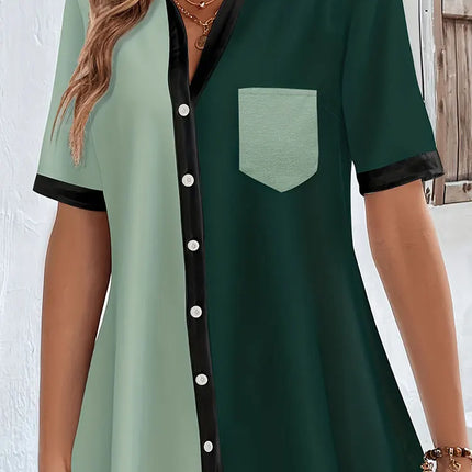 Women's Plus Size Shirt Summer Chic Elegant Shirt For Chubby Women's Fashion Shirt
