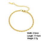 5 Paperclip Chain / 17-22 cm