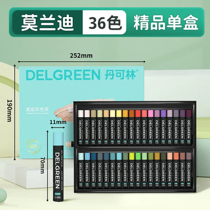 6/12/24/36/48/72-Color Soft Oil Pastels Set Non-Toxic Vibrant Crayons for Kids Artists Drawing Sketching Supplies