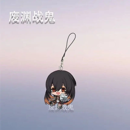 Anime GACHIAKUTA Mobile Phone Lanyard Rudo Enjin Zanka Riyo Jabber Acrylic Keychain Pendant Chains for Accessories Bag Fans Gift