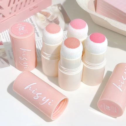 Cloud Soft Matte Blush Stick for a vibrant, brightening, natural bare makeup look, enhancing flawless skin tone