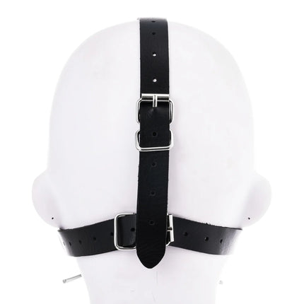 BDSM Metal Spider Gag with Nose Hooks Head Harness Bondage Slave Restraint Adult Sex Toy for Women Men Gay Fetish Role Play Gear