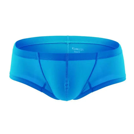Men's Low-Rise Ice Silk Boxers Briefs Small Sexy Boxer Shorts Underwear Comfortable Panties for Men