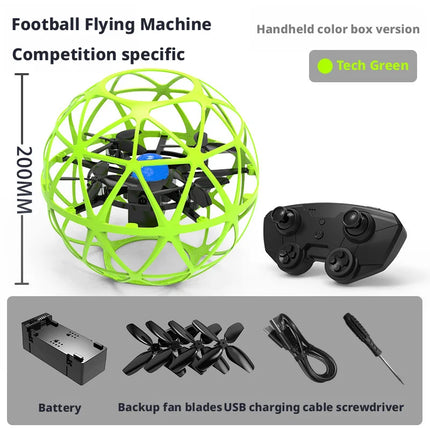 Large-sized 20CM Soccer Drone Shockproof Specially Designed for Competitions Quadcopter Remote-controlled toy for children