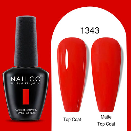 NAILCO Winter Series Color Gel Nail Polish 15ML Semi Permanent Soak Off Gel Varnishes Super Texture Gorgeous Nail Manicure Art