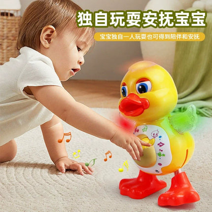 New style  Electric Dancing Singing Bee Toy with Led Light Music Walking Swing Interactive Gift Children's Companion Toy