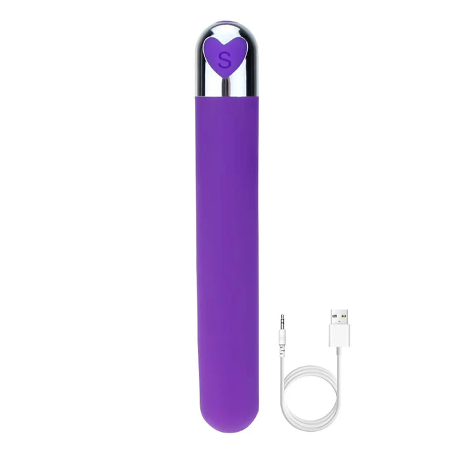 10 Speed Mini Bullet Vibrator for Women Rechargeable Wireless Vibrating Anal Bullet Clitoral Stimulator Dildo for Adult Sex Toys