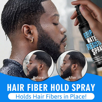 Maximum Hold Hair Fiber Waterproof Spray Hair Building Fibers Perfect for All-Day Wear Fiberhold Spray for Fine or Thinning Hair