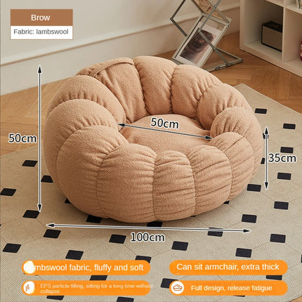 Lazy Sofa Sofa Chair balcony Leisure sleep Sofa living room sofas Modern easy chair small Sofa with Stool Bedroom Furniture