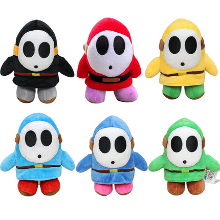 Cute Super Mario Bros Shy Guy Plush Colors Soft animal plush Stuffed Toys Doll Gift 6"