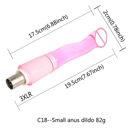 Fredorch Entry Level Sex Machine A2 / F2 /F3 Attachment 3XLR Accessories Dildos Suction Cup Sex Products For Women for Man