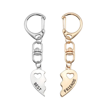 2pcs Romantic Best Friend Pendant Necklace Women Hollow Heart Best Friends Forever BFF Friendship Jewelry Accessories 2025