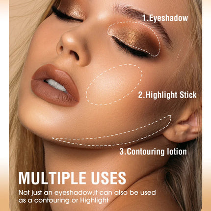 1PC Waterproof Pearlescent Eyeshadow Pencil Stick 6 Colors Lasting Glitter Shimmer Eye Shadow Highlighter Pen Eyes Makeup Tools