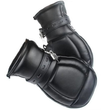 Handcuffs Mittens Boot Booties Leather Gloves Dog Paw Padded Fist Mitts Socks BDSM Bondage Sex Toys Gloves Puppy Play Fetish
