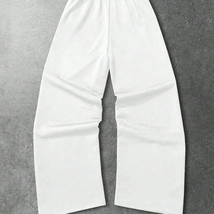 2026 Summer New Gothic Cross Harajuku Y2K Retro Unisex Pants Loose, Oversized, Casual, Fashionable Street Sports Pants