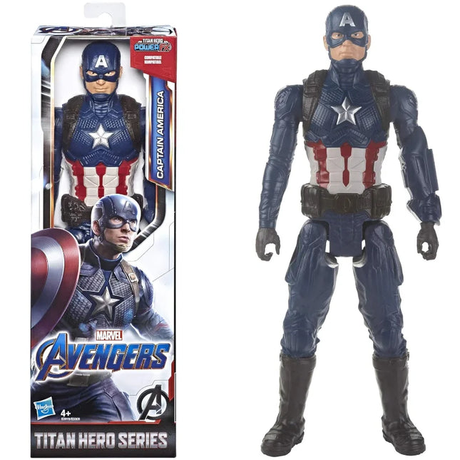 Hasbro Marvel Legends The Avengers Titan Hero Series Spider-Man Black Panther Captain America 12 Inch Action Figure Model Toy