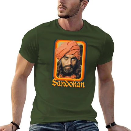 Sandokan TV Shows T-Shirt Blouse Tops Short Sleeve Tee Plus Size Tops Anime Shirts Men