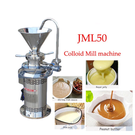 JML50 Colloid Mill Sesame Colloid Mill Peanut Butter Colloid Mill Soybean Grinding Machine Coating Grinding Machine JML50