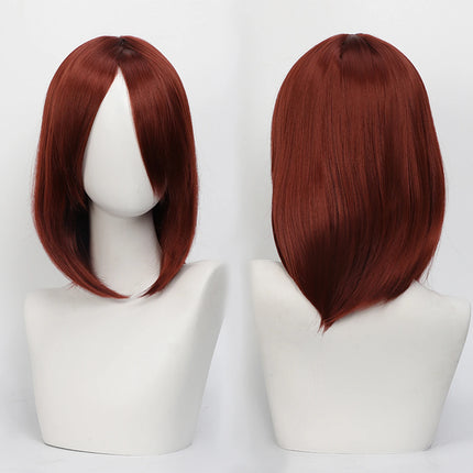 Synthetic Medium Length Cosplay Wig, Adjustable Headband,Multiple colors