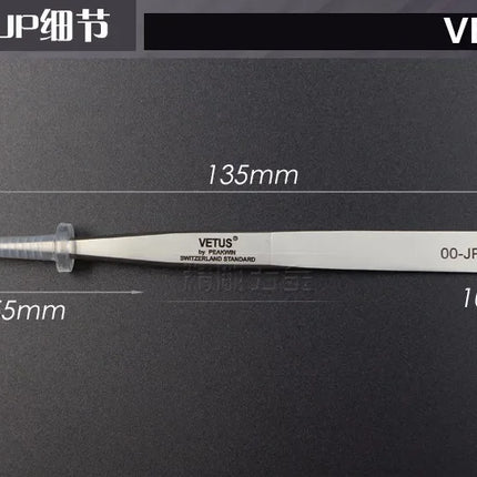 100% Original VETUS JP Series Premium Tweezers for Eyelash Extensions Anti-static Hyperfine High Precision Makeup Pinzas