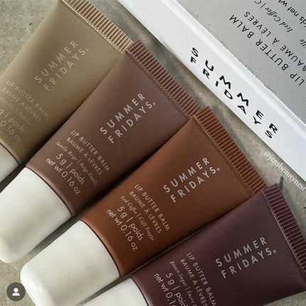 Summer Fridays Lip Balm Moisturizing Mirror Lip Gloss Lip Vanilla Pink Sugar Coffee Cake Smell Lipstick Transparent Oil Makeup