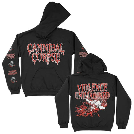 Death Metal Band Cannibal Corpse Graphic Print Hoodie Men Women Harajuku Hip Hop Punk Sweatshirt Loose Casual Oversized Pullover