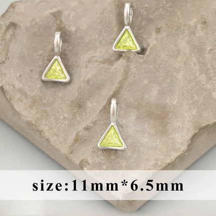 GUFEATHER,6pcs/lot,MH24,jewelry accessories,18k gold rhodium plated,copper,zircons,hand made,charms,diy pendants,jewelry making
