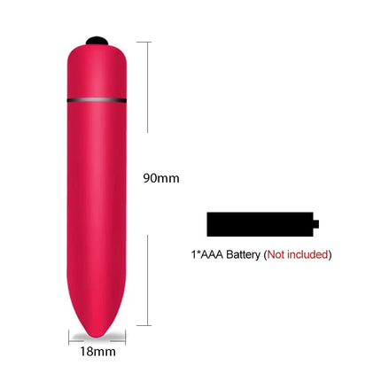 Mini Bullet Vibrator for Women Nipple Clitoral Stimulation Portable Erotic Female Adult Masturbation Battery Sex Toys for Women