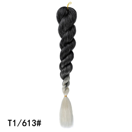 24Inch Ombre Synthetic Braiding Hair Extensions Jumbo Braids Hair for Women Crochet Braids Hair for African Hair Styling