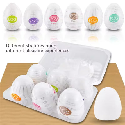 Male Masturbation Sex Toy Pocket Pussy Cups Portable Egg Penis Cup Glans Stimulation Masturbate Airplanes Cock Endurance Trainer
