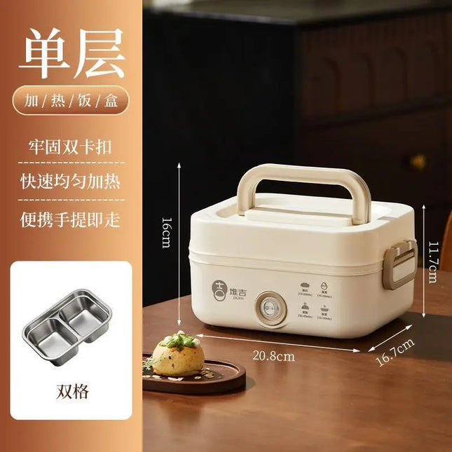 Self-Heating Electric Lunch Box Portable Bento Box for Office Workers Multifunctional Heated Thermal Insulation