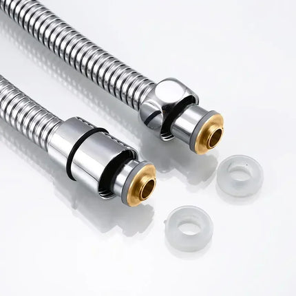 Baokemo Stainless Steel Shower Hose Explosion-Proof Large Flow Compression Resistance 1/2inch 2M