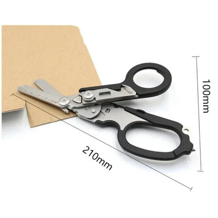 Multifunction EMT Shears Tactical Folding Scissors First Aid Medical Stainless Steel Bandage Emergency Outdoor Survival EDC Tool