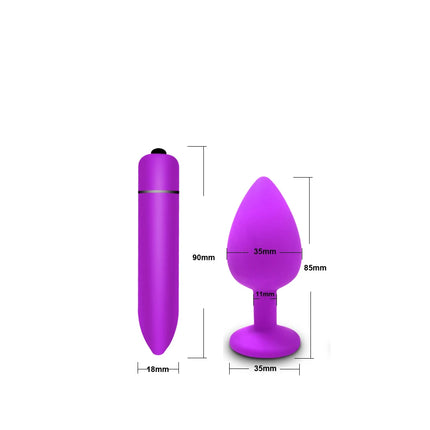 S/M/L  Anal Butt Soft Silicone Plug Prostate Massage Stimulator For Couples Adult Erotic Anal plug Sex Toys for Women Men Gay