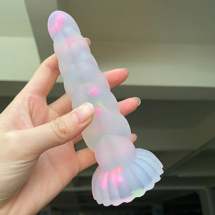 NEW Luminous Anal Plug Female Masturbator Expansion Anal Dildos for Women Soft Silicone Butt Plug Gay Sex Toys Prostate Massager