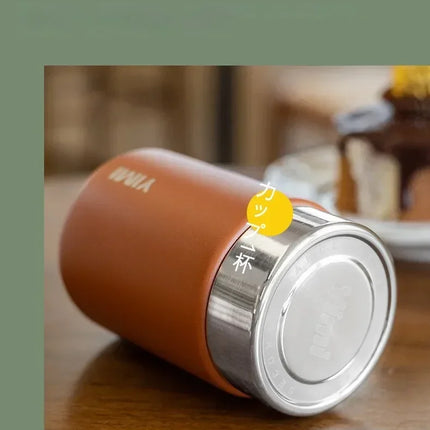 230ml Mini Stainless Steel 316 Thermos Mug Fashion Portable Pocket Vacuum Flask Coffee Tea Thermal Water Bottle Tumbler