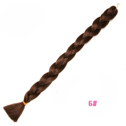 VERVES Braiding Hair Long 100 cm Folded Synthetic Jumbo Braids 165g/Piece Brown Black Pink Pure Color Braid Hair Extensions