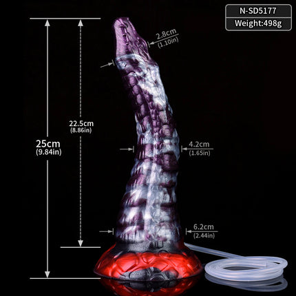 GBAR Water Spray Monster Dragon Penis Squirting Dildo Female Masturbator Anus Massager Silicone Anal Plug Sex Toys For Couple
