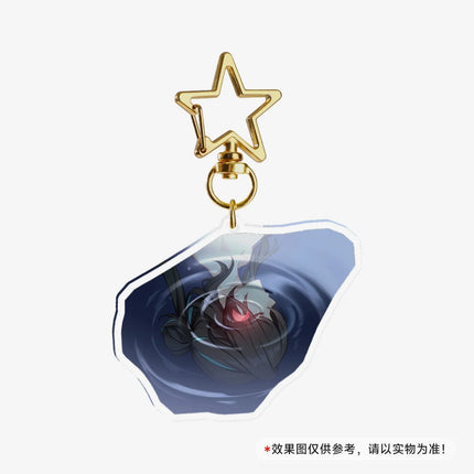 Game Honkai Star Acrylic Keychains Stand Cyrene DanHeng Evernight Cerydra Castorice Phainon Figure Pendant Car Key Chain Gifts