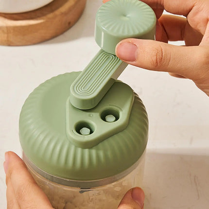 Multifunctional Vegetable Chopper Small Food Processor Manual Hand-Cranked Food Chopper Mincer Tool Garlic Kitchen Gadgets
