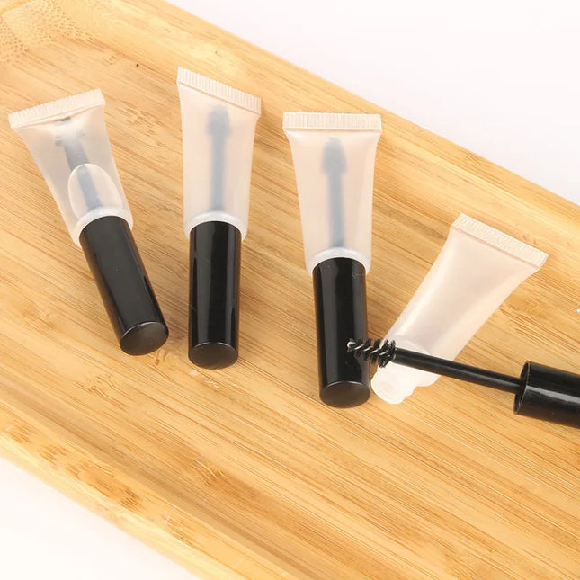 10-200pcs Empty 5ml Plastic Mascara Tube Soft Tube Eyelash Growth Liquid Bottle False Eyelash Glue Container Makeup tools