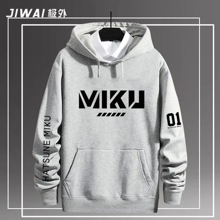 Hatsune Miku New Functional Series Sweater Set Hatsune Miku Peripheral Clothes Male and Female Couples Fleece Hooded Jacket Gift