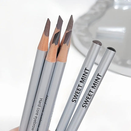 Slanted Blade Eyebrow Pencil Waterproof Makeup Natural Lines Hair Flu Wood Eyebrow Pen Tint Tattoo Grey Coffee Eye Brow Pencil
