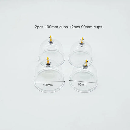 Big Size Vacuum Cupping Breast & Buttocks Enlargement Massager Suction Pump Machine Butt Lifting Device Back Massage Cans