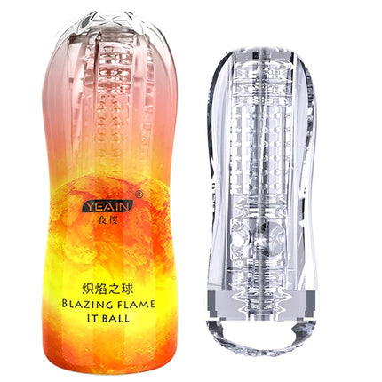 Male Masturbator Cup Soft Pussy Sex Toys Transparent Vagina Adult Endurance Exercise Sex Products Vacuum Pocket Cup for Men 18+