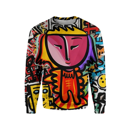 Personalized Abstract Pattern Series Graphic Sweatshirts For Men Graffiti Manga Men's Pullover Long Sleeve 3D Printed Tracksuit