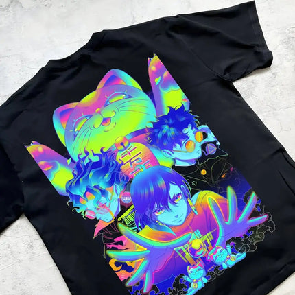 Dandadan T-Shirt Women Men Oversized Y2k Short Sleeve Funny Anime Pure Cotton Casual Harajuku Streetwear Female Male Clothing