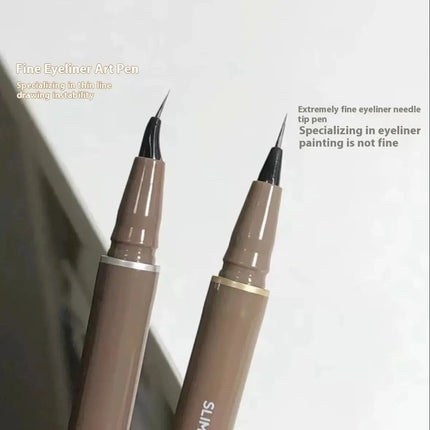 JUDYDOLL Ultra-fine Liquid Eyeliner Skinny Curved Brushwork Long lasting Waterproof Anti Shake Fast Drying Slim Enlarged Eyes