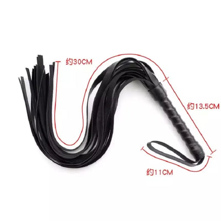 Sex Spanking Fetish Black and Red PU Leather Whip Bondage Set Gay Fetish Adult Porn Toy Couple Female Lesbian