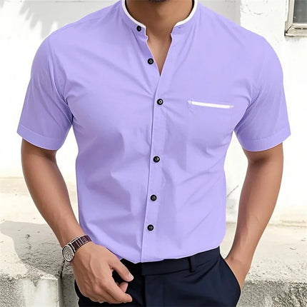 Men's shirts, 3D printed men's tops, plus size business office clothing, XS-6XL, comfortable and soft fabric, fast delivery